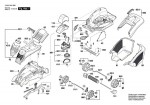 Bosch 3 600 HA4 2B0 Rotak 40 Ergoflex Lawnmower Spare Parts
